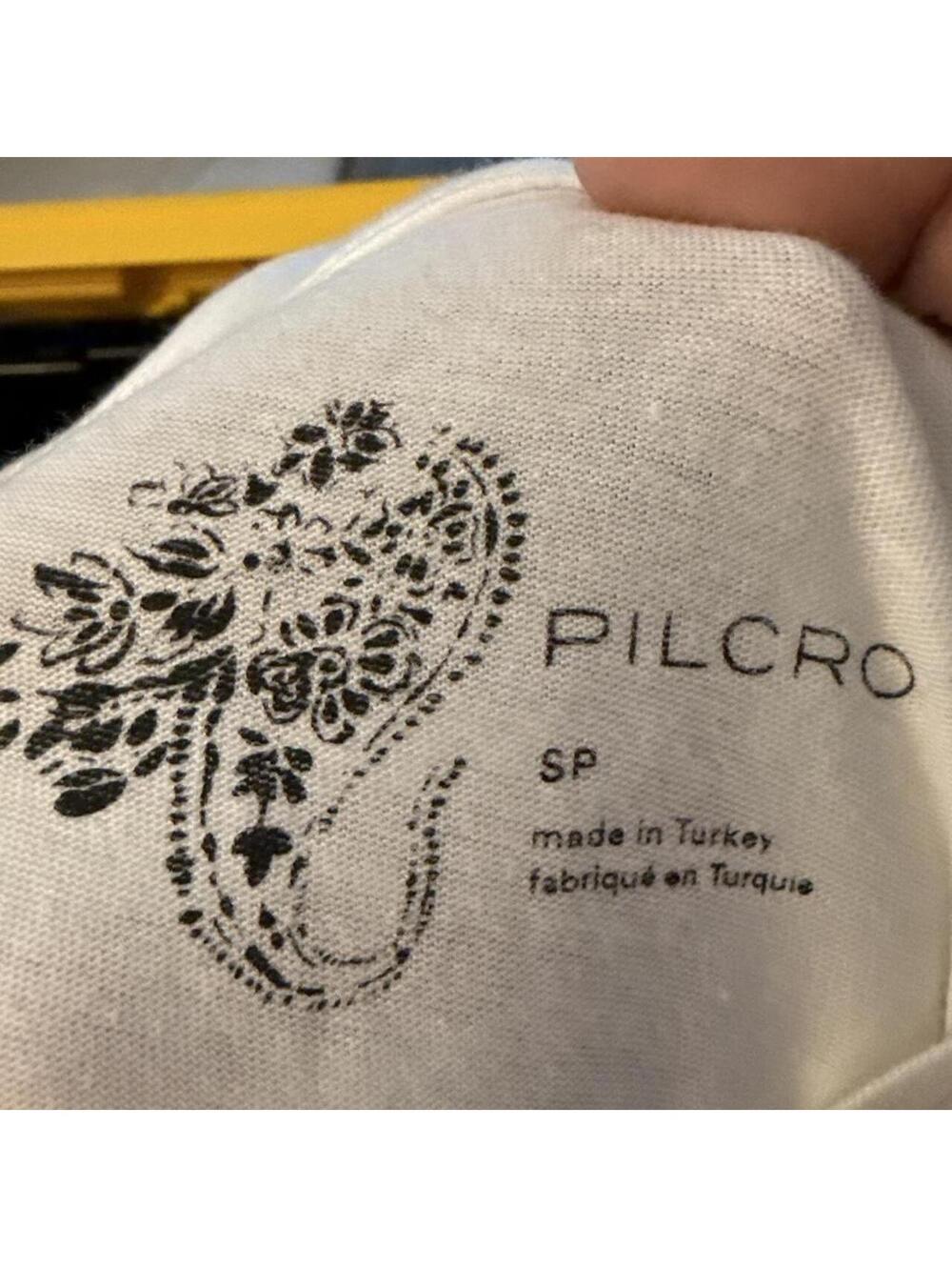 Pilcro White ruched crop top with a flattering fit size S/P - Picture 6 of 7
